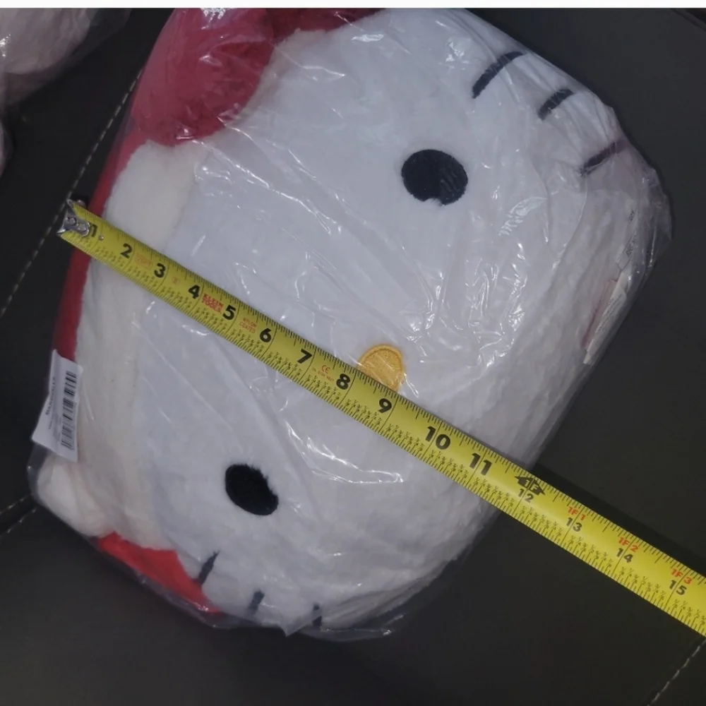 Hello Kitty White and Red Stuffed Animal Plush Decorative Pillow